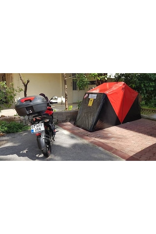Portatif Motosiklet Garajı Su Geçirmez Garantili Kilit