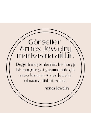Arnes Jewelry Çelik Çeyrek Altın Takılabilen Kelepçe Ar242nes Gold