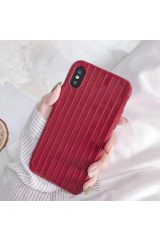Ally Apple iPhone Uyumlu Xs Apple iPhone Uyumlu X Trunk Lines İnce Soft Silikon Kılıf- 5775 Çok Renkli