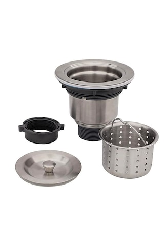 Ayrıntıshop Mutfak Lavabo Paslanmaz Çelik Drenaj Süzgeç Sepeti Süzgeç Gri