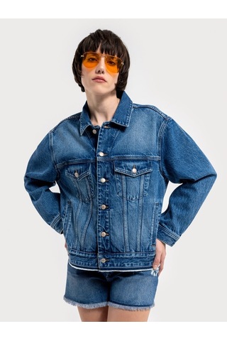 LOFT Regular Fit Kadın Ceket Lf2036245 Q1.v1 Denim