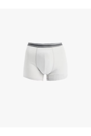 Koton Pamuklu Bel Detaylı 3'lü Boxer Seti Siyah 6slm90005mk Siyah
