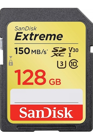 SANDISK 128GB EXTREME SDSDXV5-128G-GNCIN SDH   HAFIZA KARTI