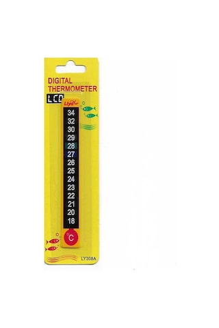 Liya Dijital Yapışkanlı Akvaryum Derecesi Thermometer Lcd Liya Dijital Yapışkanlı Akvaryum Derecesi Thermometer Lcd