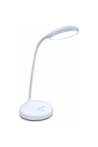 360 Derece Döner Led Masa Lambası, Ayarlanabilir Parlaklık, Dokunmatik Kontrol, Usb Şarj, Göz Koruma Özelliği İle Sıcak Beyaz Işık 1977 .