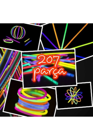 Fosforlu Çubuk 207 Parça Parti Seti Diğer