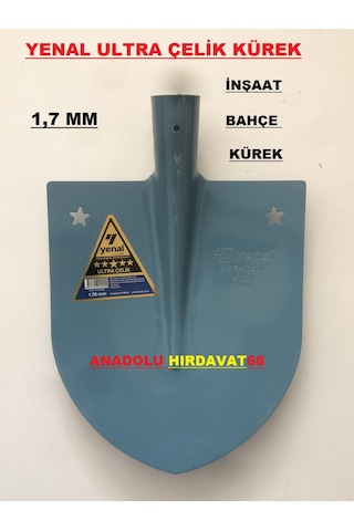 Yenal Kürek Ultra Çelik Toprak Küregi Bahçe İnşaat Küreği N11-1893
