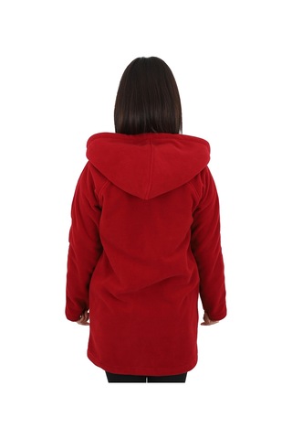Kadın Kırmızı Polar Ceket - Zenobya Kırmızı