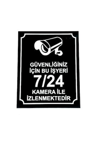Güvenliğiniz Için Bu Işyeri 7-24 Kamera Ile Izlenmektedir (530083091)