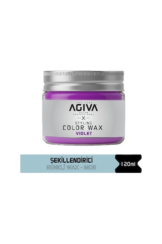 Saç Şekillendirici Ve Renklendirici Wax Mor 120 Gr