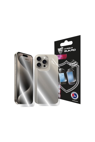 Apple iPhone 15 Pro Max Uyumlu İçin Ipg Hydrogel Tam Kaplama