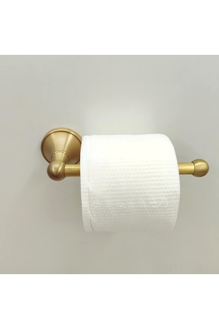 Yunboo Tam Bakır Antika Desenli Duvar Tipi Tuvalet Kağıdı Tutucu - Zirve Dayanıklılık Ve Kolay Kurulum İle Banyo Dekoru Diğer