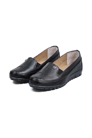 Bestello Bağcıksız Termo Taban Comfort 018-m127-24k Kadın Ayakkabı Siyah