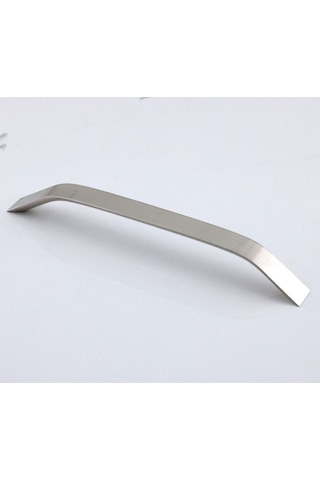 Şahin Alüminyum Metal Lüks Modern Mobilya Çekmece Mutfak Dolabı Kulpu İnox 224mm Inox