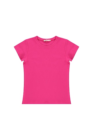 Civil Girls Basic 6-9 Yaş Tişört - Fusya Fuşya