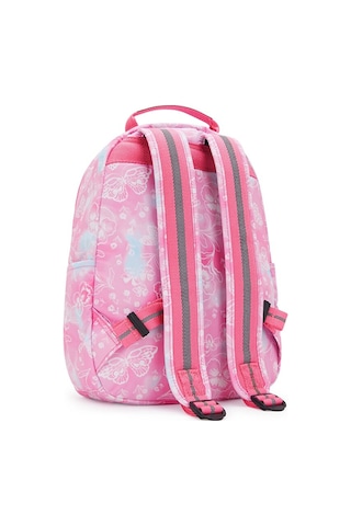 Kıplıng Seoul S Küçük Boy Sırt Çantası Pembe Garden Clouds