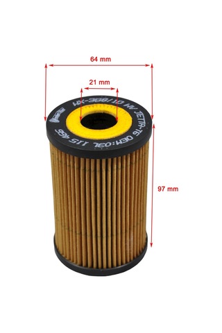 Vw Jetta Iv 1.6 Tdi Cay Motor 2010-2019 4'lü Filtre Bakım Seti