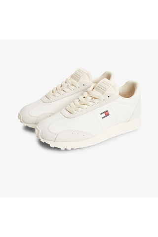 Tommy Hilfiger Retro Runner Archive Kadın Krem Spor Ayakkabı En0en03097
