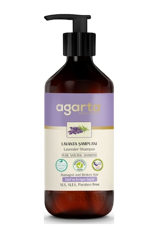 Agarta ve Kırılgan Saçlar için Doğal Lavanta Şampuanı 400 ML