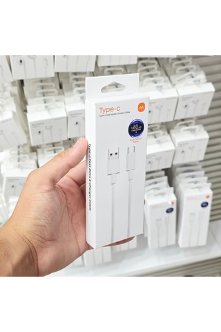 5 Adet 120w Süper Hızlı Şarj Kablosu 6a Type-c To Usb - Dijital Şarj Göstergeli Turbo Hızlı Veri Aktarım Kablosu
