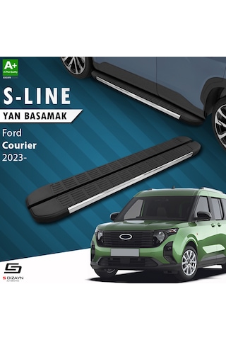 S-dizayn Ford Courier 2 S-line Krom Yan Basamak 183 Cm 2023 Üzeri