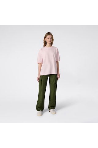 Champion Ss Regular Fit Kadın Pembe T-shirt 117865 2800236