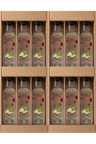 Organik Elma Suyu Konsanteresi 330g X 12 İşletme Boyu Avantajlı Paket