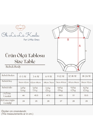 Ohlalakoala 3lü Nakışlı Kısa Kollu Çıt Çıtlı Body Zıbın Model 7 Çok Renkli