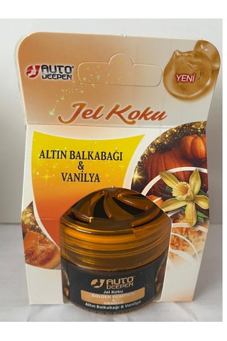 Altın Balkabağı & Vanilya Oto Jel Koku Oda Kokusu Araba Kokusu
