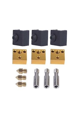 Pazly 3d Yazıcı Parçaları Isı Kırma Boğazı + Silikon Çorap Çok Renkli Seçenekli