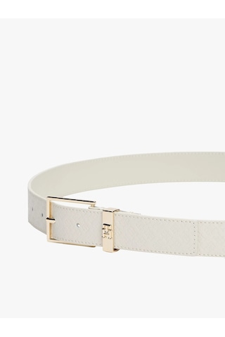 Tommy Hilfiger Tommy Hılfıger Kadın Kemer Aw0aw16836-aa8 Krem