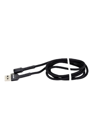 İmeng ML810 3 A Usb A To Type-C Pro Braided Örgülü Data Hızlı Şarj Kablo Siyah
