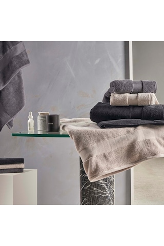 Linens Premium Pamuk 85x150 Cm Banyo Havlusu Siyah