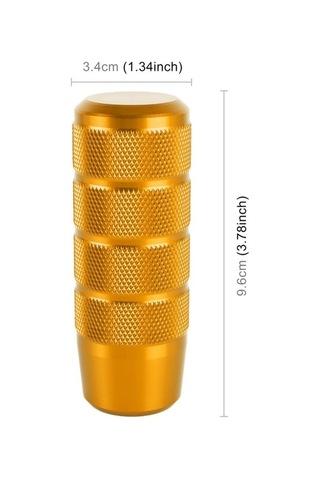 Wondernest Universal Araç Dişli Direk Dişli Kafası Vites Topuzu Altın Renk Altın