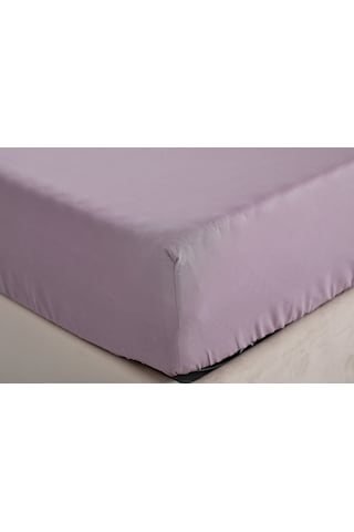 Colourful Fitted Çarşaf Tek King Size - Lila