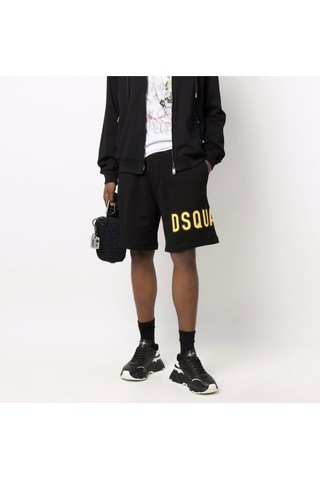 Dsquared2 Erkek Şort S74Mu0708 Siyah