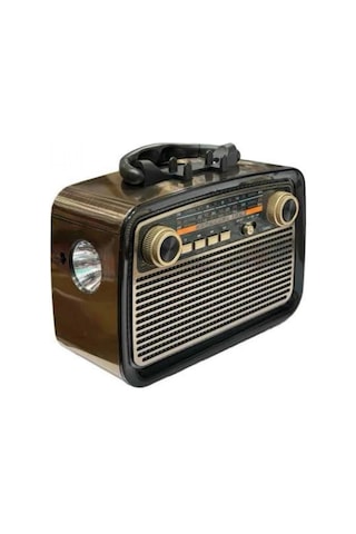 Eskitme Nostalji Tasarımlı Bluetoothlu Nostalji Radyo Ahşap Nostaljik Görünümlü 48549768