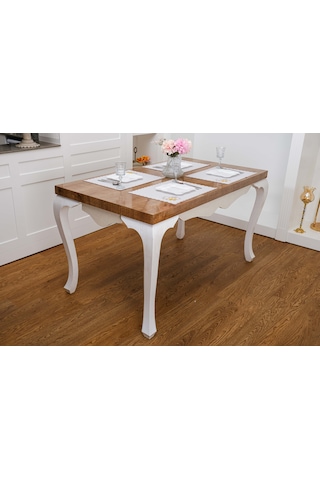 Finezza Dolce Nakışlı Keten Efekt Kumaş Krem Sarı A.Servis 33,5x45 cm 4 Ad-1395 Krem