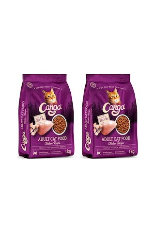 Cango Tavuklu Yetişkin Kedi Maması 2 x 1 KG