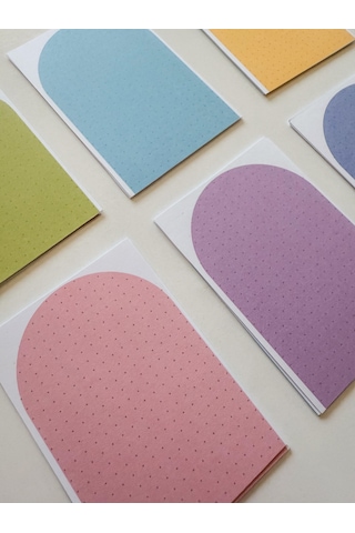 48 Adet Çalışma Kartı 10x7 Cm Model 2