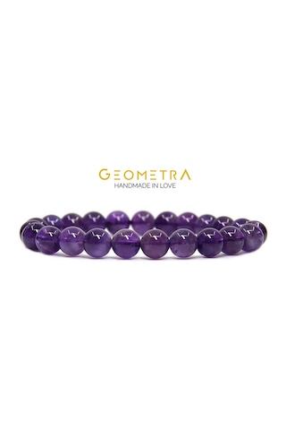 Geometra Concept Ametist Doğaltaş Bileklik Çok Renkli Geometra Concept Ametist Doğaltaş Bileklik Çok Renkli