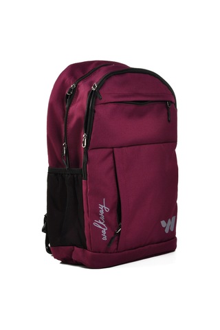Bordo Unisex Okul Çantası Combat Sırt Çantası Bordo
