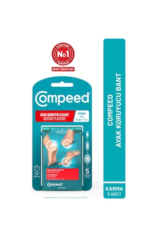 Compeed Sürtünme Önleyici Stick & Acıyı Hızla Hafifleten Hidrokolloid Ayak Koruma Ve Yara Bandı Karma Set