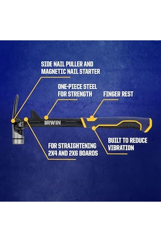 Tools Irwın Çekiç, 24oz Yıkım Çelik Çerçeveleme Çekiç Iwht51024