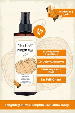 Natucare Pumpkin Saç Bakım Toniği 250 ML