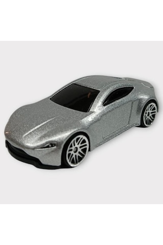 Metal Mini Arabalar 8 Cm - Gri - 1 Lisinya