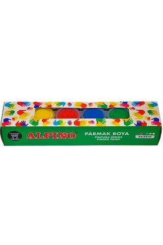 Alpino 6 Renk Parmak Boyası 6x25ml