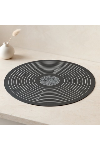 Yuvarlak Silikon Hamur Matı 45 Cm - Ölçekli 190 G Renkli