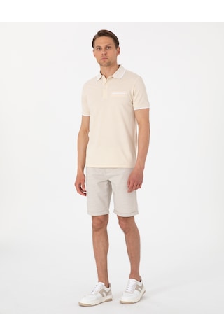 Pierre Cardin Erkek Bej Tişört 50307562-vr011 Bej