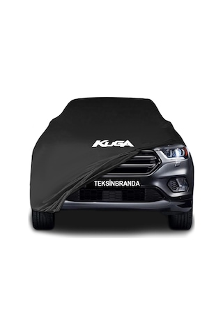 Ford Kuga 2 2012 - 2019 Siyah Kumaş Araba Brandası Logolu Penye Branda Oto Branda